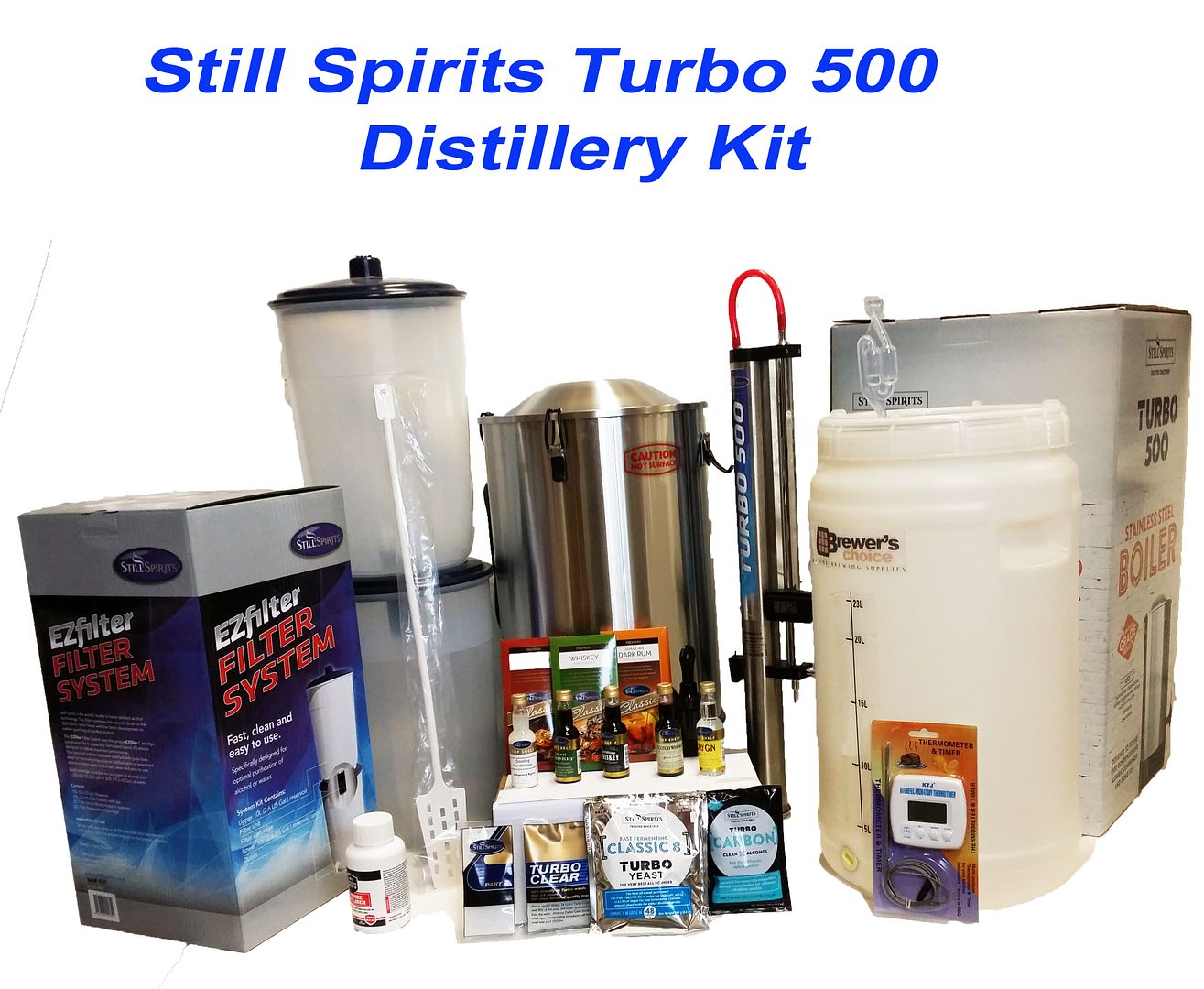 Still Spirits Turbo 500 Production Kit with Reflux Copper Condensor Free Boiler eBay